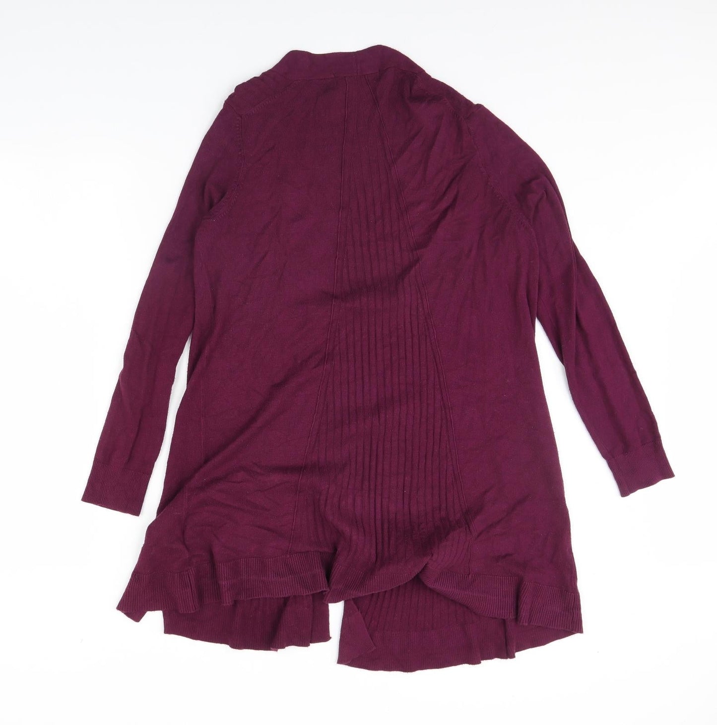 M&S Womens Purple   Cardigan Jumper Size M