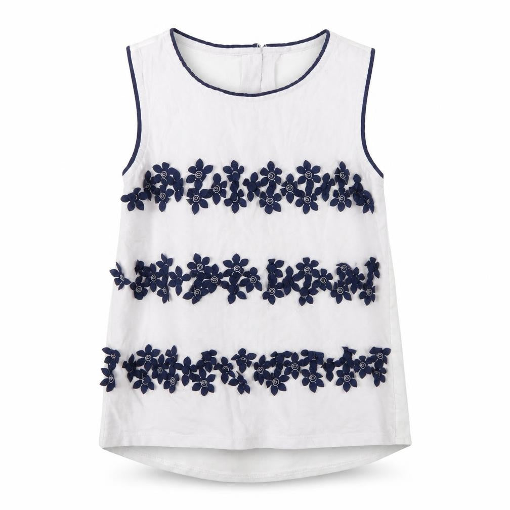 George Girls White   Basic Tank Size 7 Years