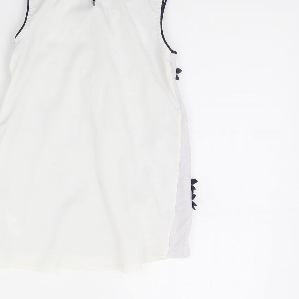 George Girls White   Basic Tank Size 7 Years