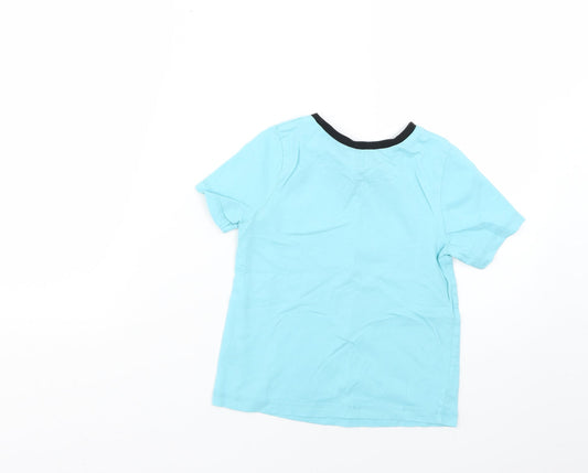 George Boys Blue   Basic T-Shirt Size 4-5 Years
