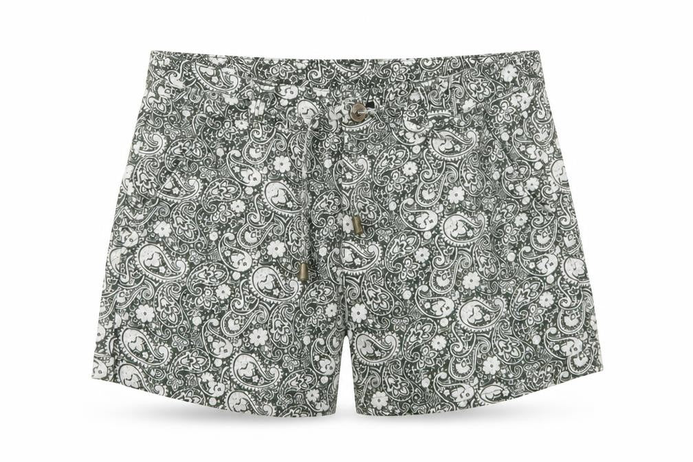 Atmosphere Womens Green Floral  Chino Shorts Size 8