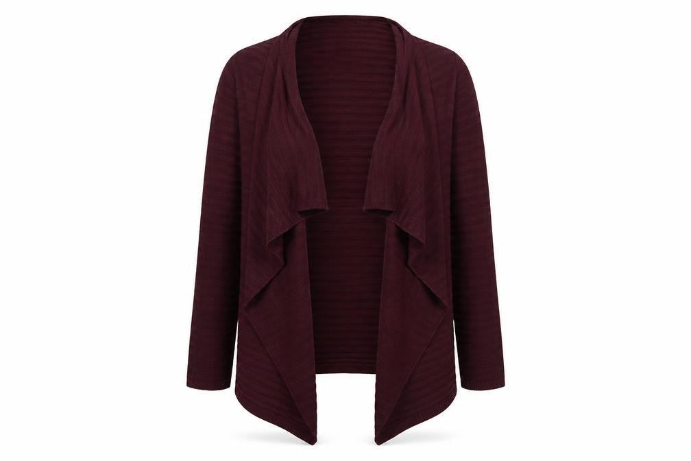 Select Womens Purple  Knit Cardigan Jumper Size 10