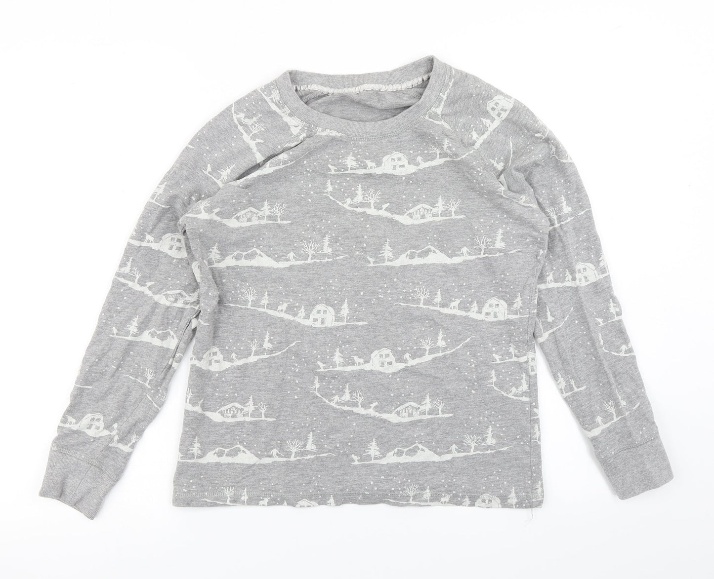 George Womens Grey   Pullover Sweatshirt Size 8