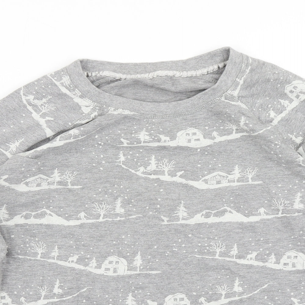 George Womens Grey   Pullover Sweatshirt Size 8