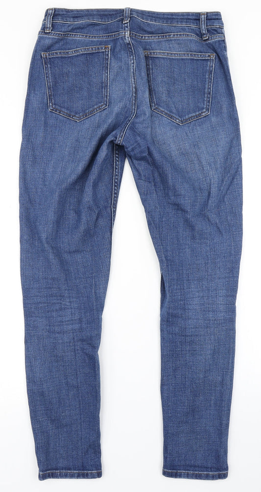 Topshop Womens Blue  Denim Skinny Jeans Size 28 in L32 in