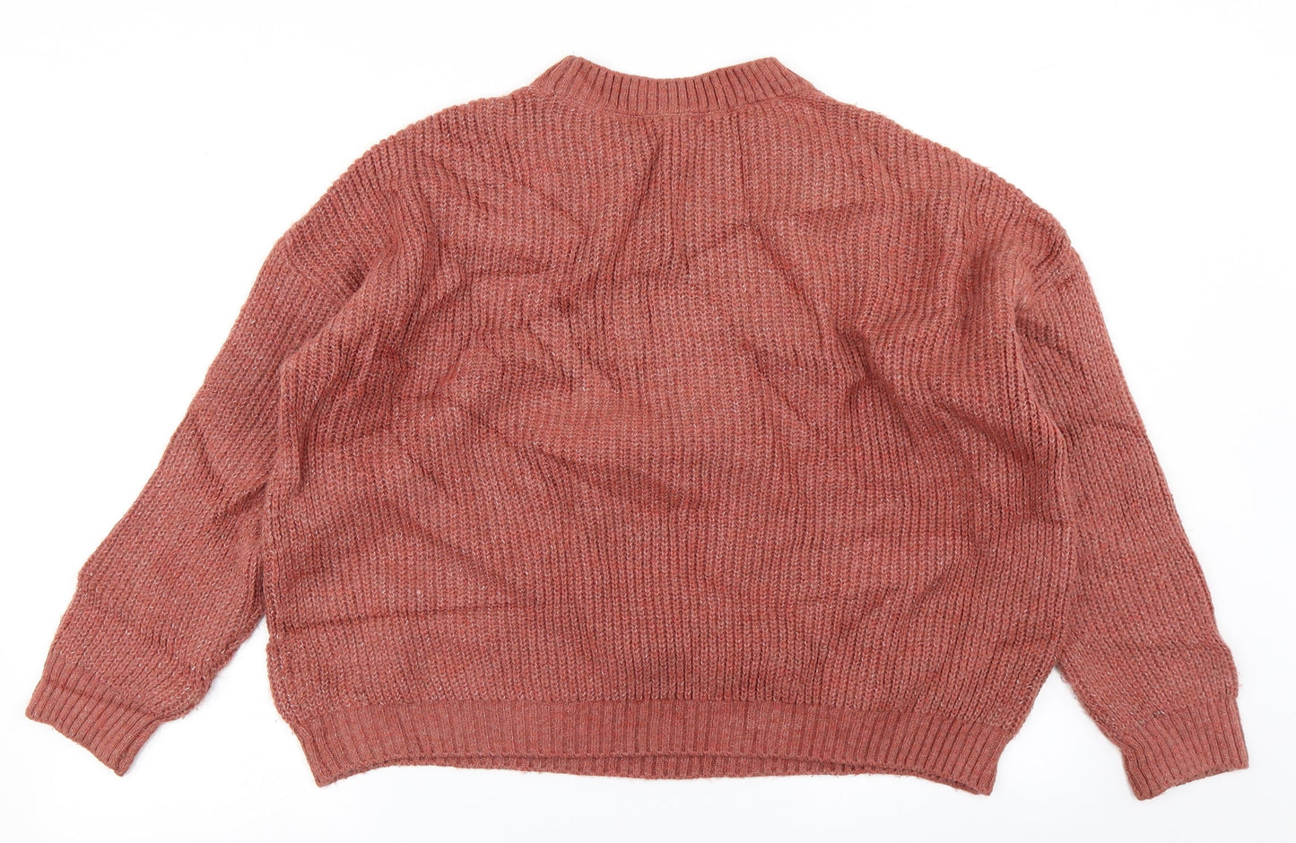 NEXT Womens Brown  Knit Pullover Jumper Size L