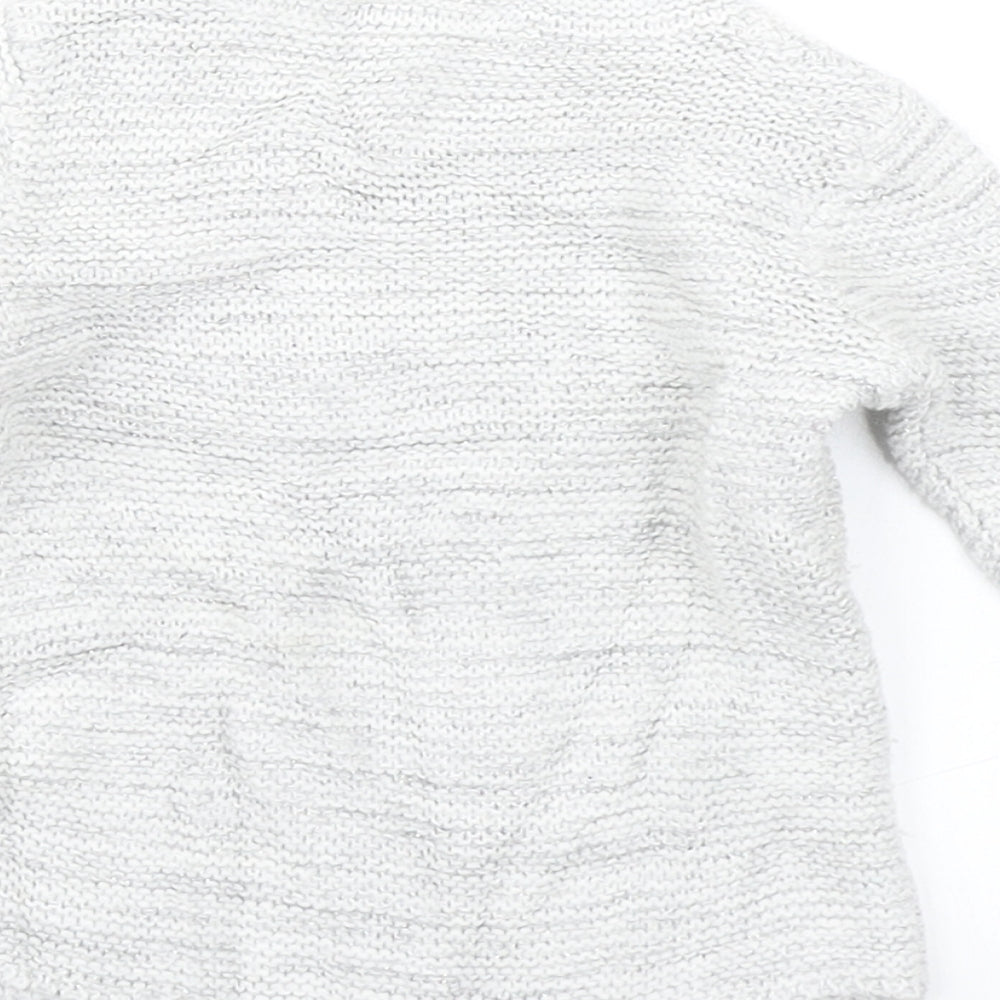 George Girls Grey  Knit Pullover Jumper Size 0-3 Months