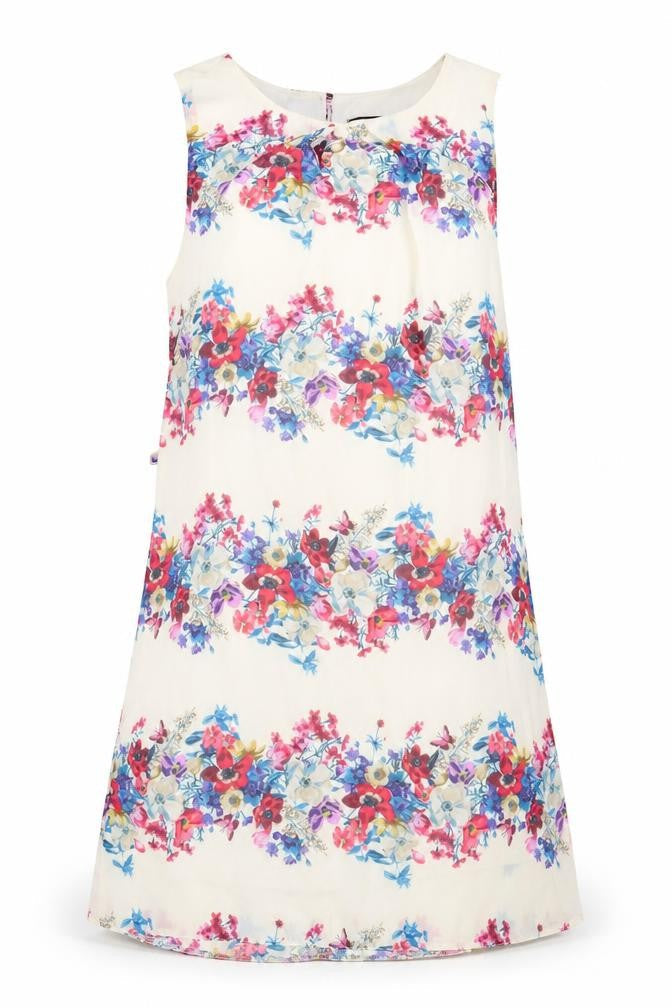 Atmosphere Womens Ivory Floral  A-Line  Size 12