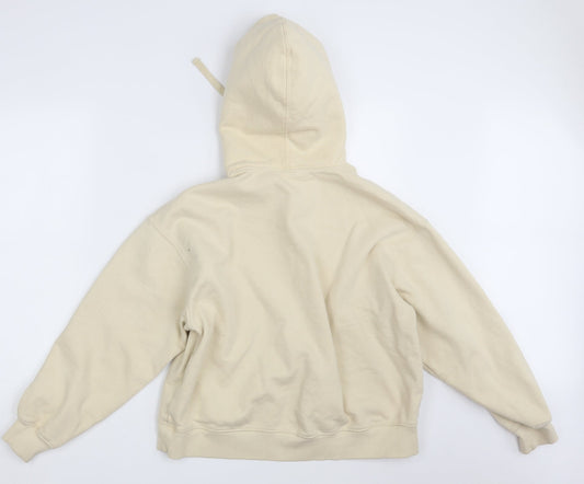 H&M Womens Beige   Pullover Hoodie Size S