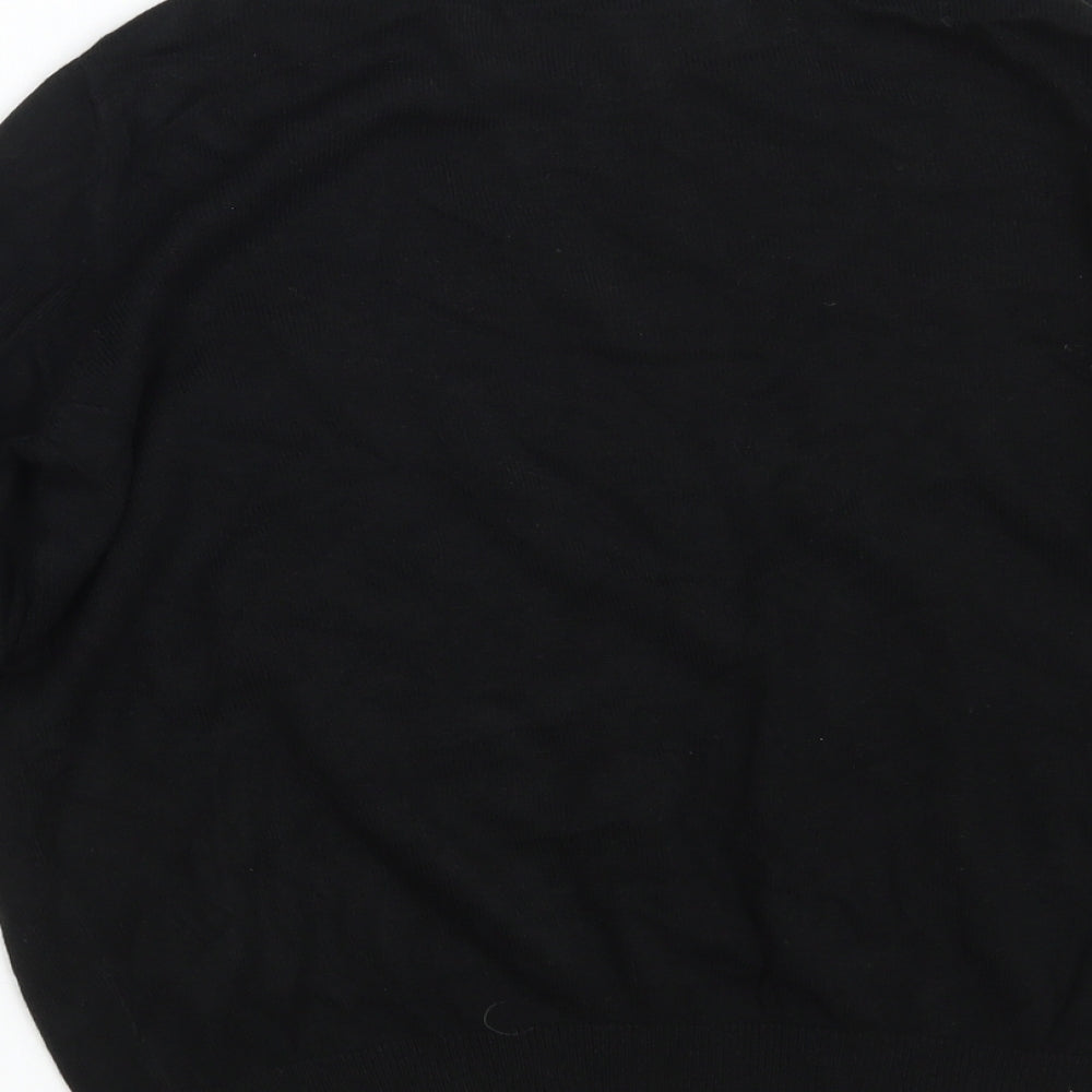 ASOS Womens Black  Knit Pullover Jumper Size 8