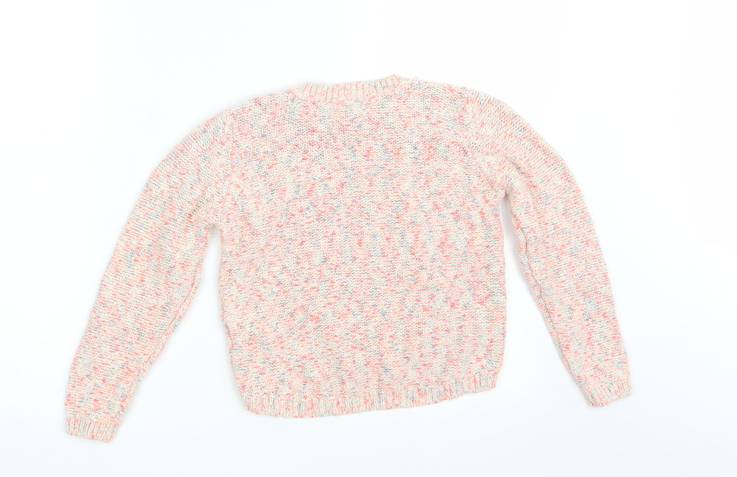 Tilly Womens Orange  Knit Pullover Jumper Size 12