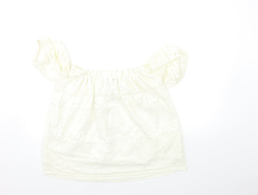 New Look Womens White   Basic Blouse Size 12