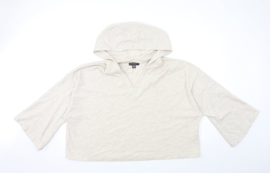 Primark Womens Beige   Pullover Hoodie Size 14