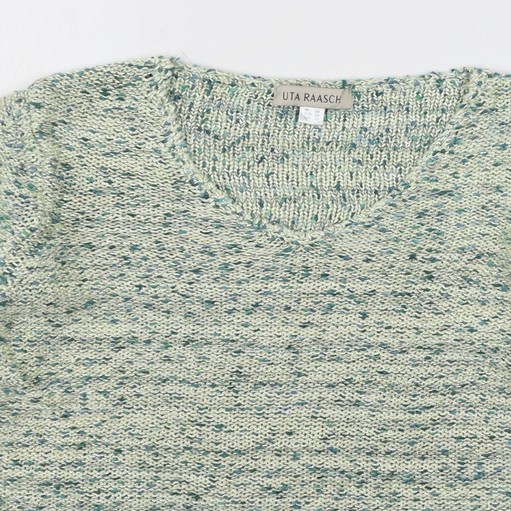 Uta Raasch Womens Green  Knit Pullover Jumper Size 10