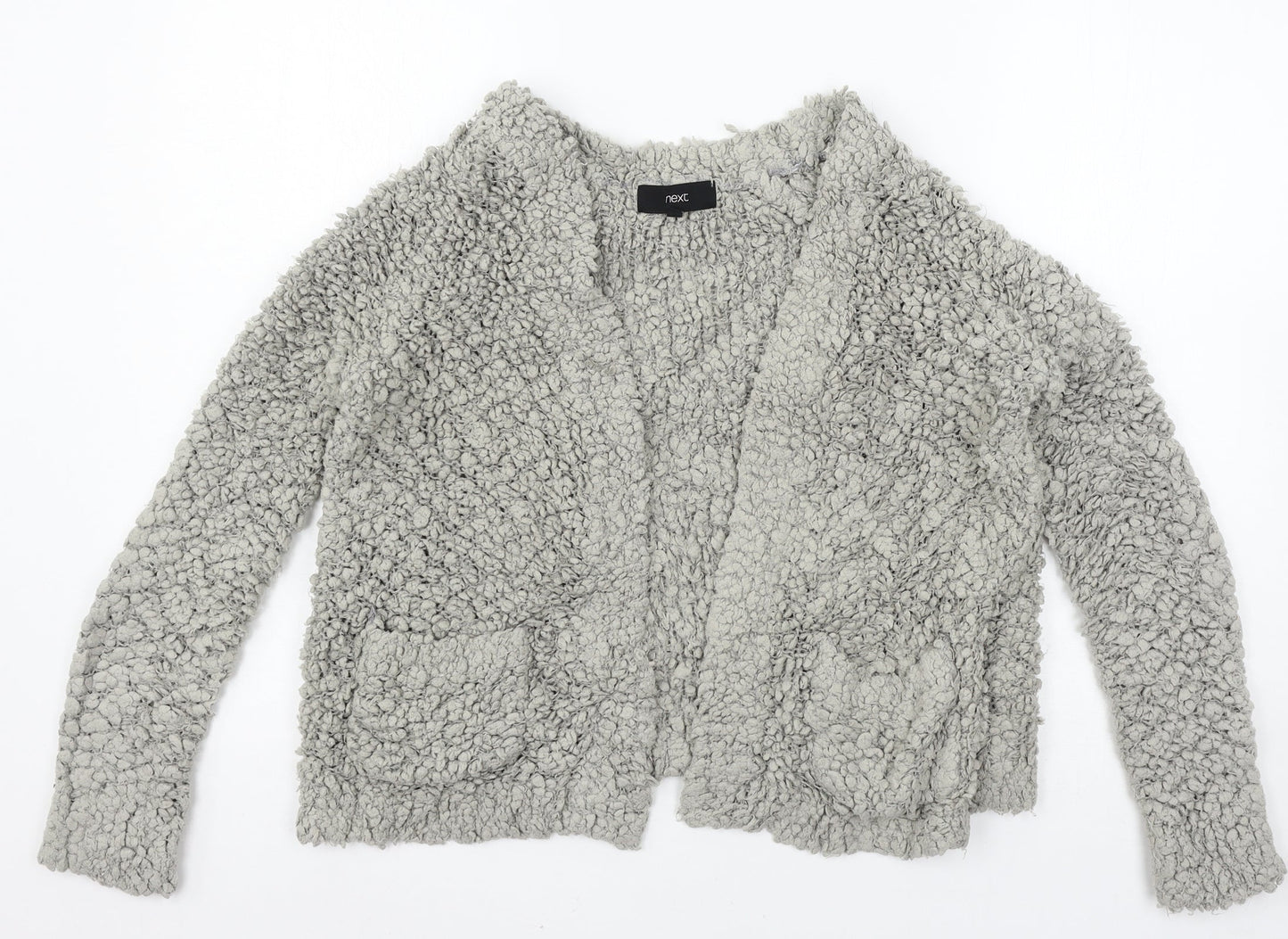 NEXT Womens Grey  Knit Cardigan Jumper Size S