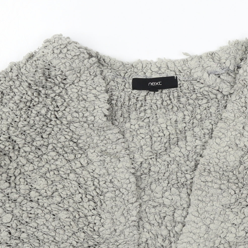 NEXT Womens Grey  Knit Cardigan Jumper Size S
