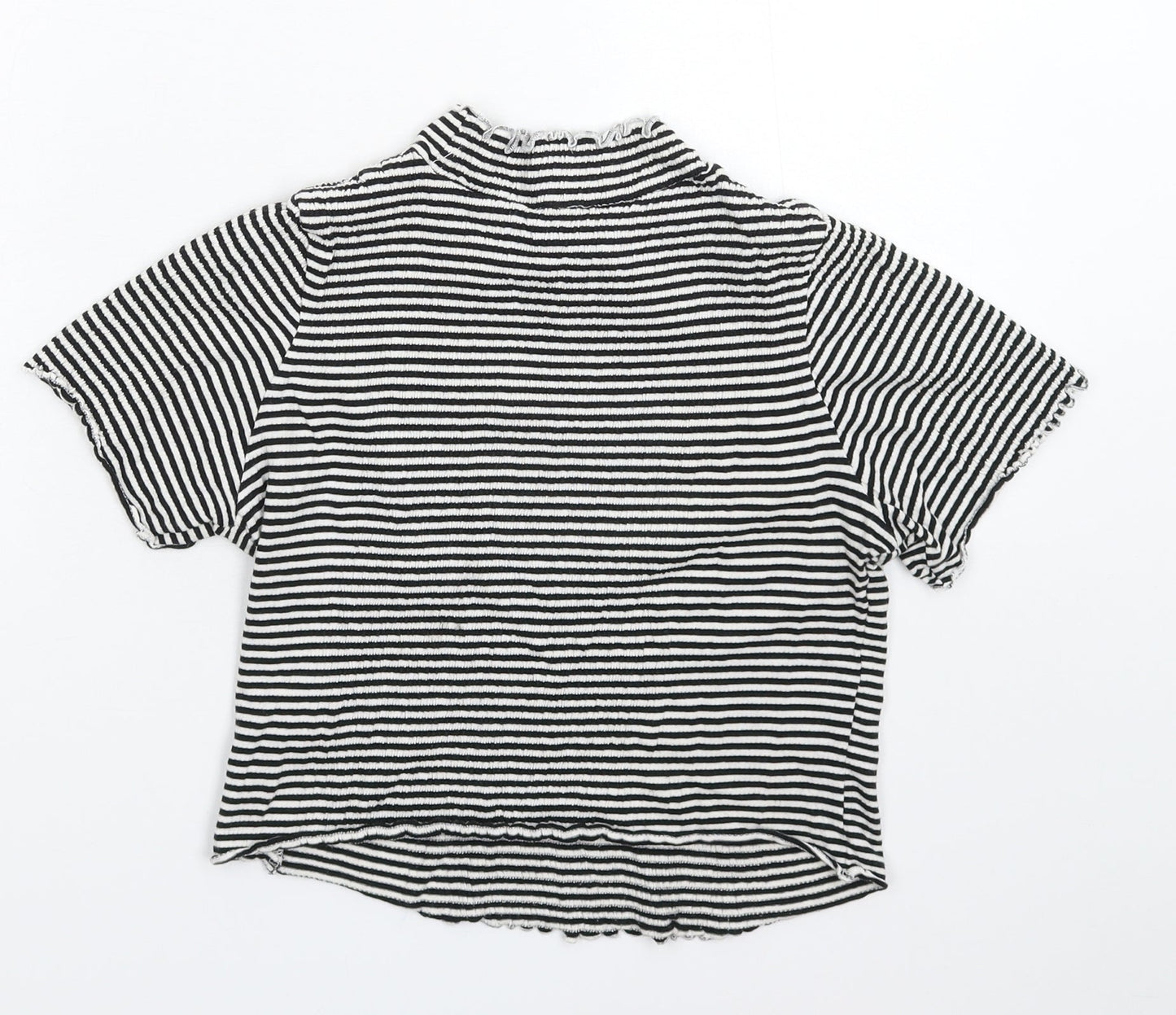 New Look Womens Multicoloured Striped  Basic T-Shirt Size 8