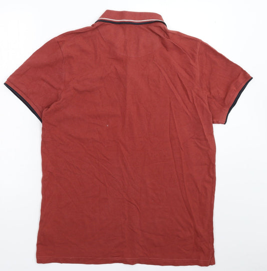 Very Mens Brown    Polo Size L