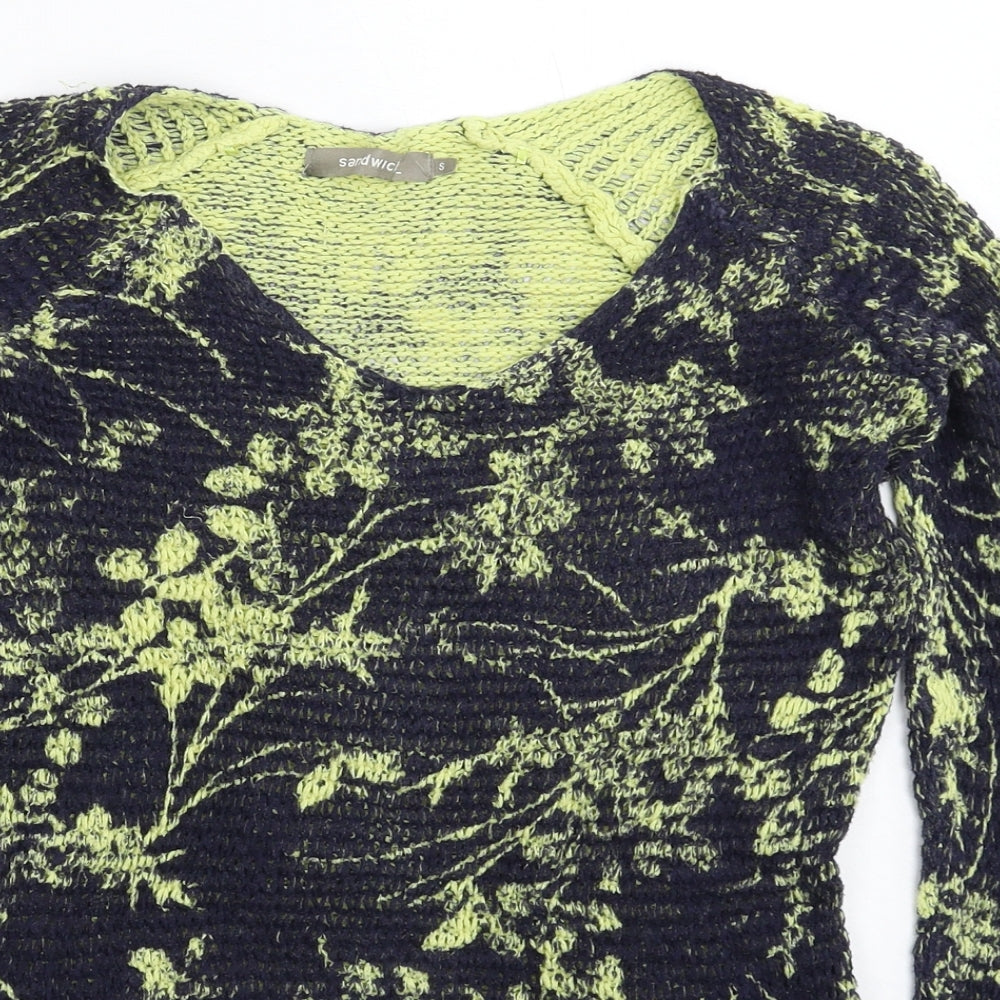 Sandwich Womens Multicoloured  Knit Pullover Jumper Size S