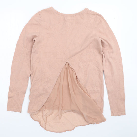 Body Flirt Womens Pink  Knit Pullover Jumper Size S