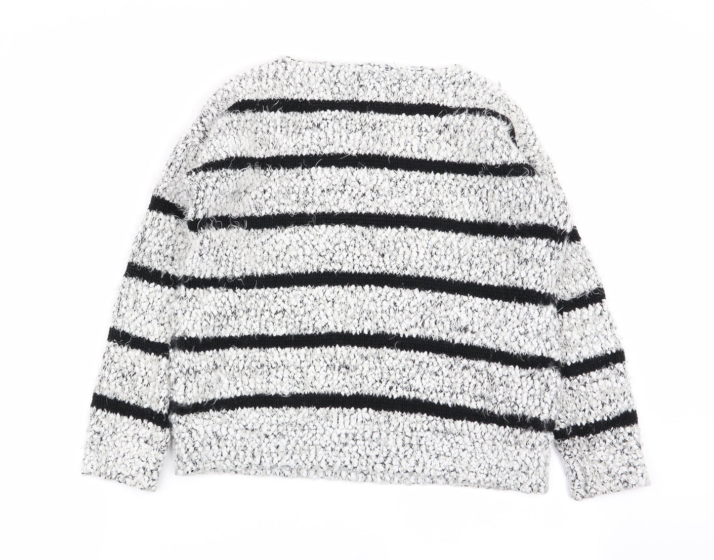 Miss Selfridge Womens Multicoloured Striped  Pullover Jumper Size 8