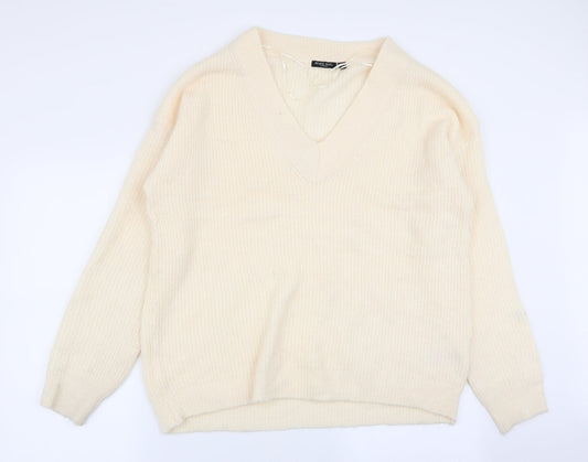 Brave Soul Womens Ivory   Pullover Jumper Size 16