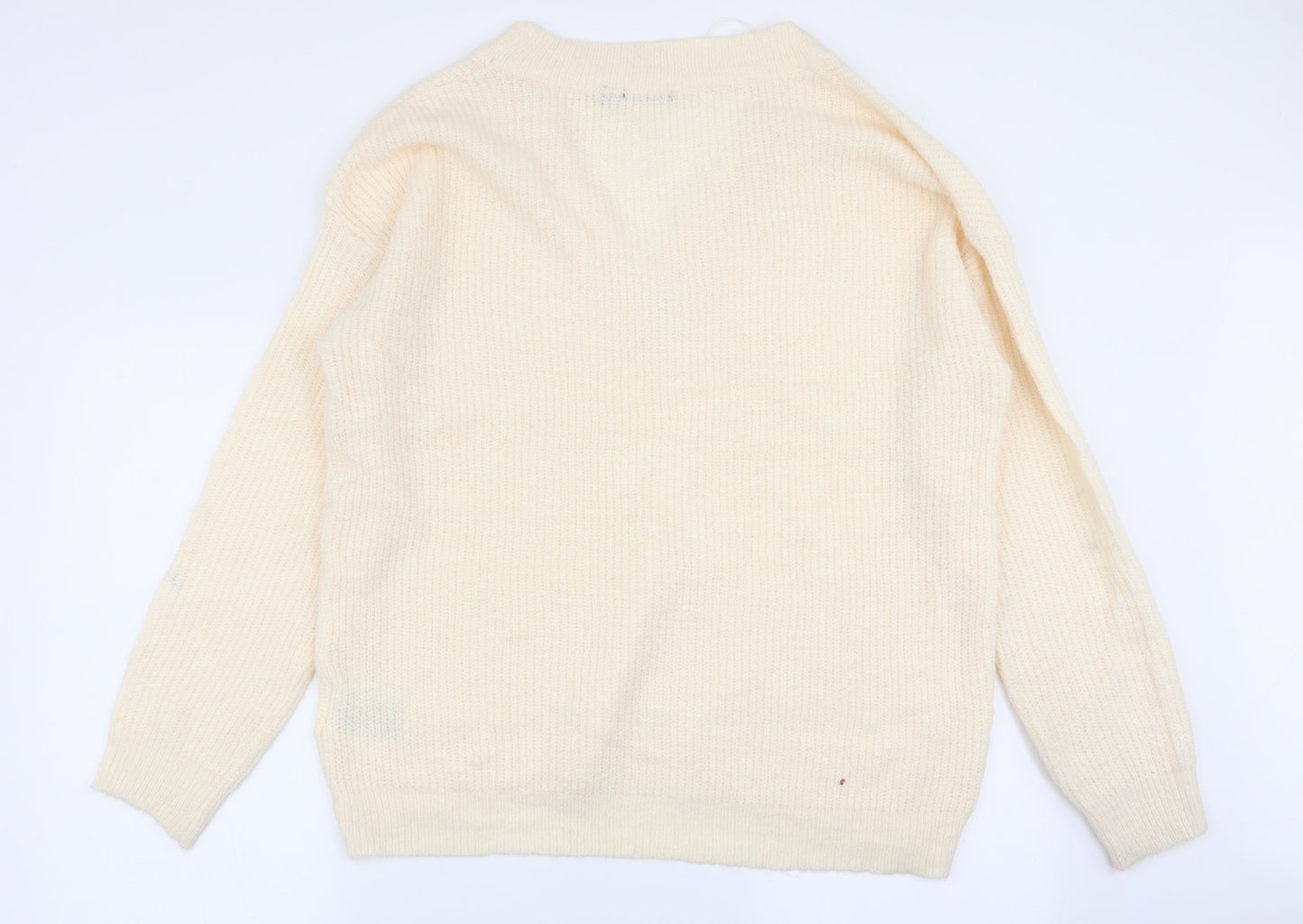 Brave Soul Womens Ivory   Pullover Jumper Size 16