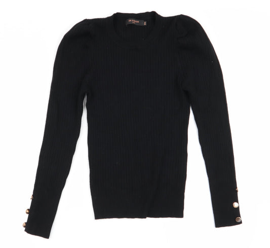 in vogue Womens Black   Basic T-Shirt Size S