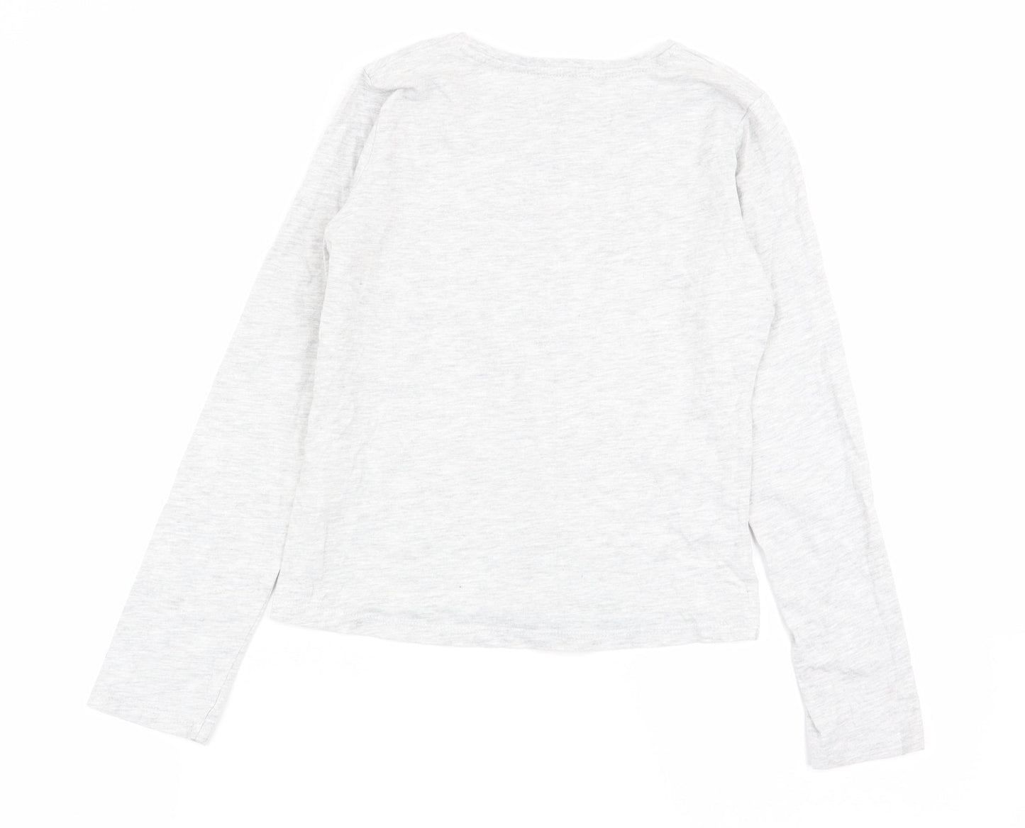 Primark Girls Grey   Basic T-Shirt Size 9-10 Years