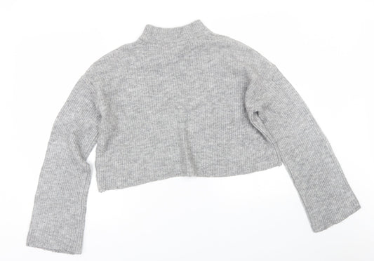 H&M Womens Grey   Pullover Jumper Size S