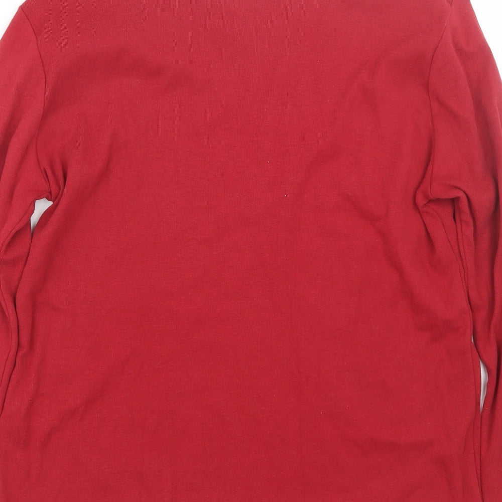 Anna rose Womens Red   Basic T-Shirt Size M