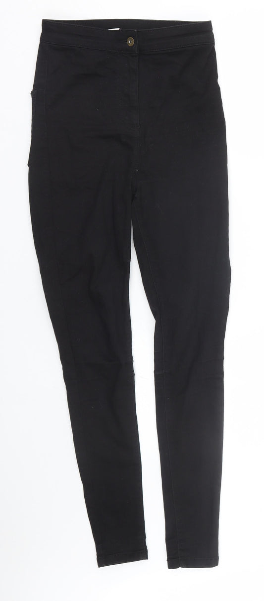 COLLUSION Womens Black  Denim Jegging Leggings Size 28 L28 in