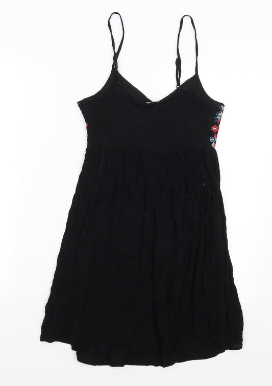 George Womens Black Striped  Mini  Size S