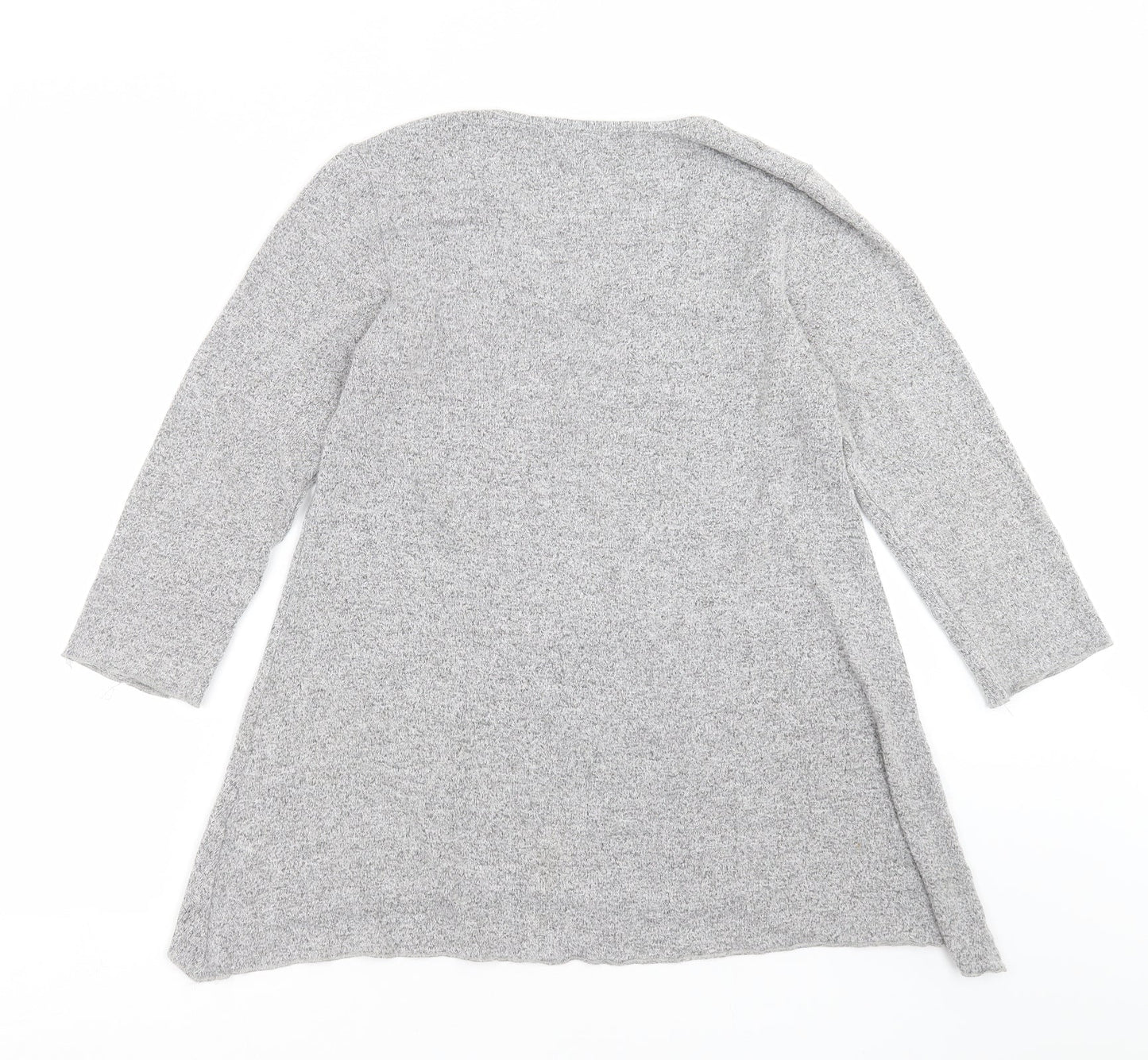 COIN 1804 Womens Grey  Knit Pullover Jumper Size M