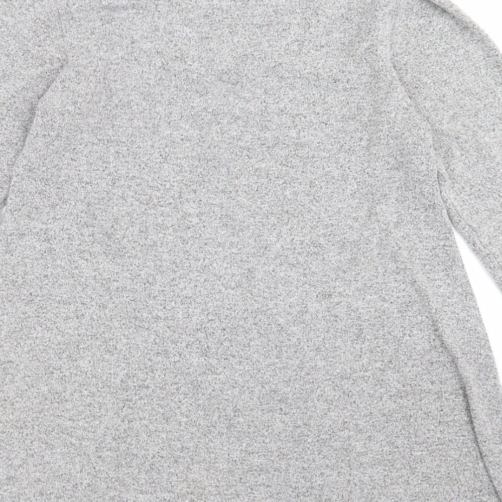 COIN 1804 Womens Grey  Knit Pullover Jumper Size M