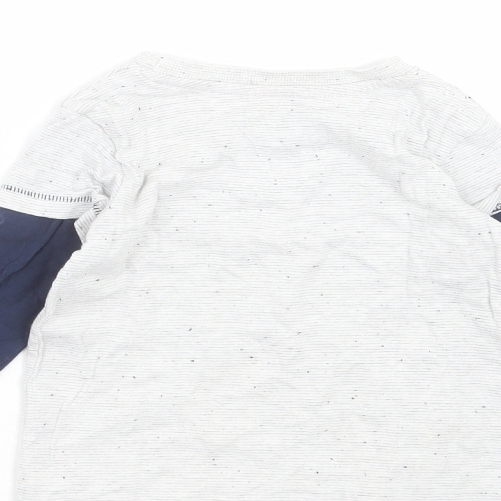 Matalan Boys Grey   Basic T-Shirt Size 18-24 Months  - high flyer