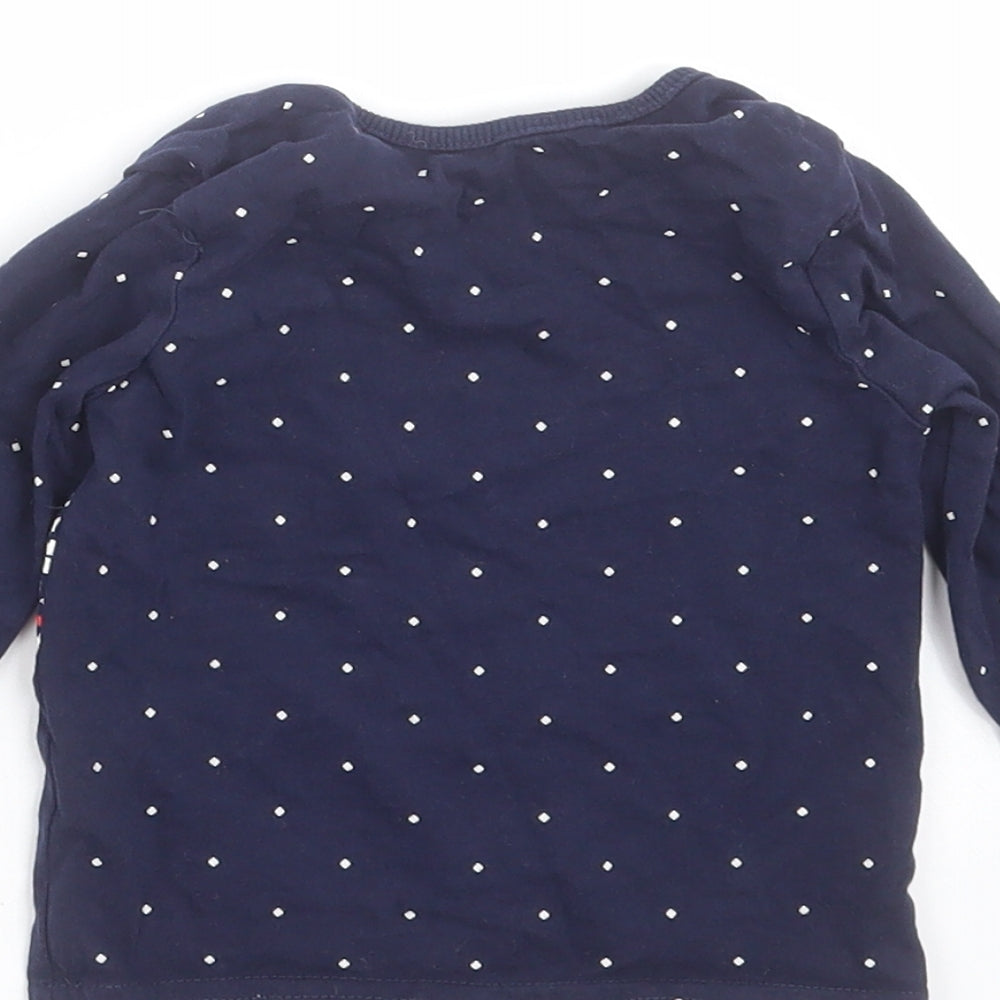 George Baby Blue Geometric  Basic T-Shirt Size 3-6 Months