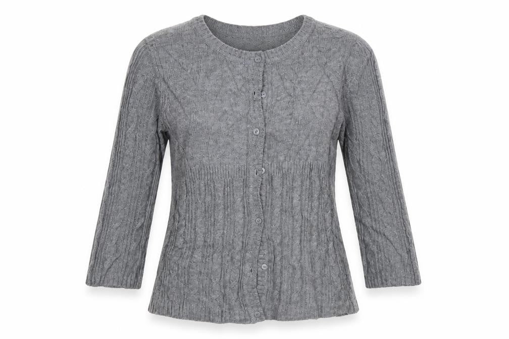 H&M Girls Grey   Cardigan Jumper Size 13-14 Years