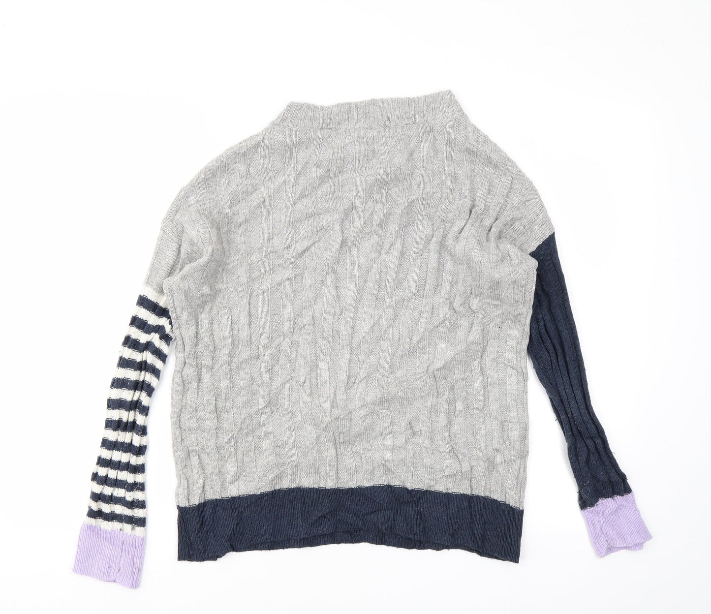 M&S Womens Multicoloured Geometric  Pullover Jumper Size S