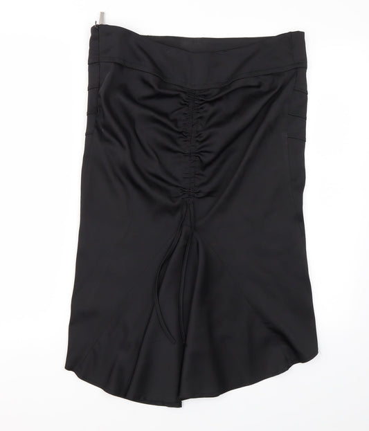 RIVER  ISLAND  Womens Black   A-Line Skirt Size 34