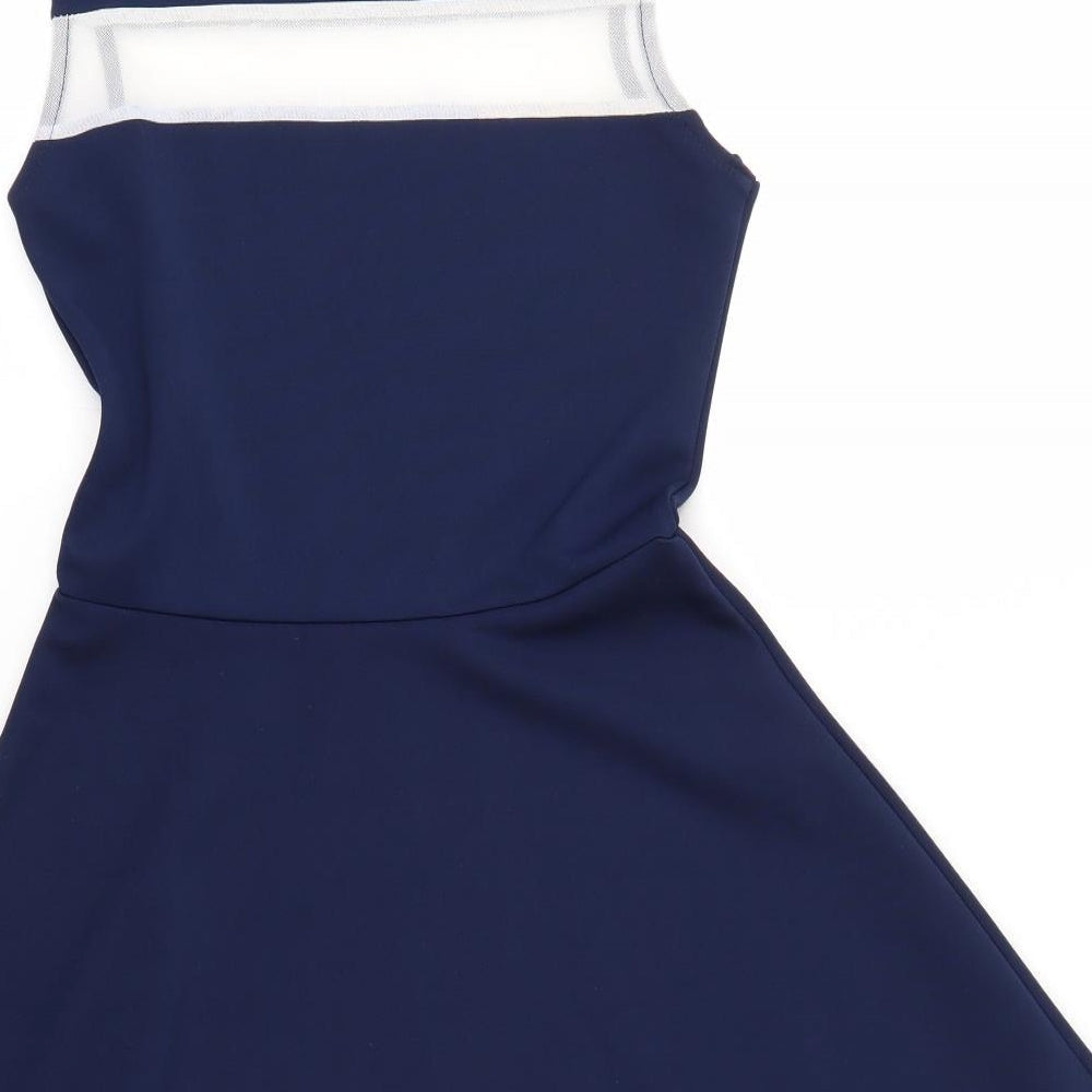 Quiz Womens Blue   Fit & Flare  Size 8