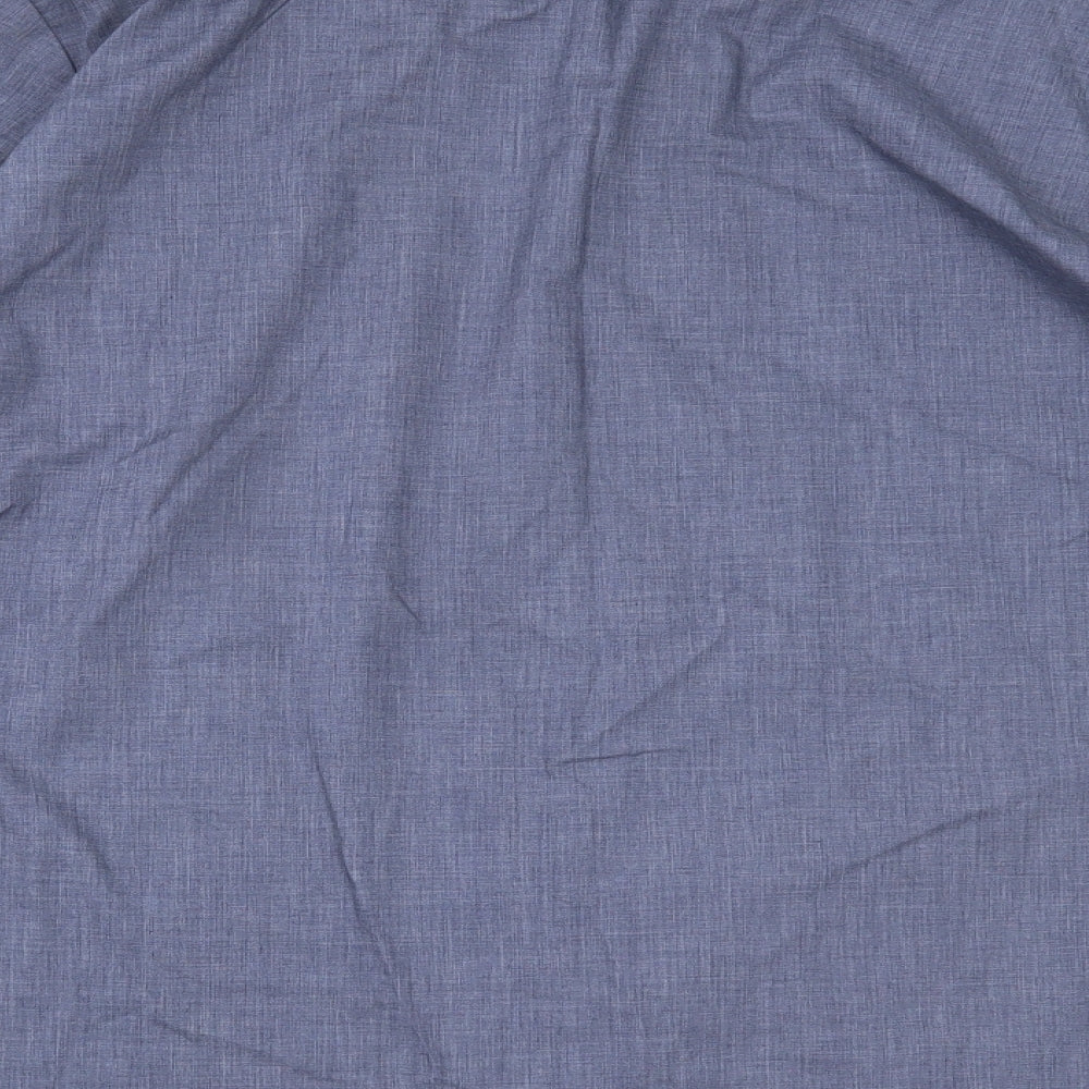Marks and Spencer Mens Blue    Button-Up Size L