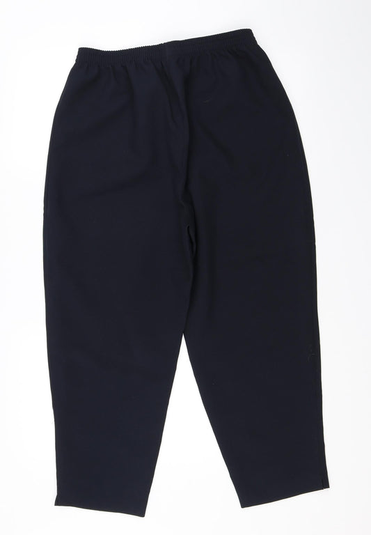 Slimma Womens Blue   Trousers  Size 16 L24 in