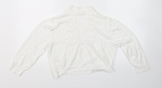 Wallis Womens White   Pullover Jumper Size M