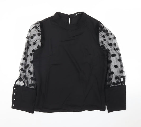 Lapa Womens Black   Basic Blouse Size M
