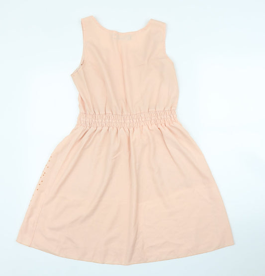 Ruiyige Womens Pink   A-Line  Size M