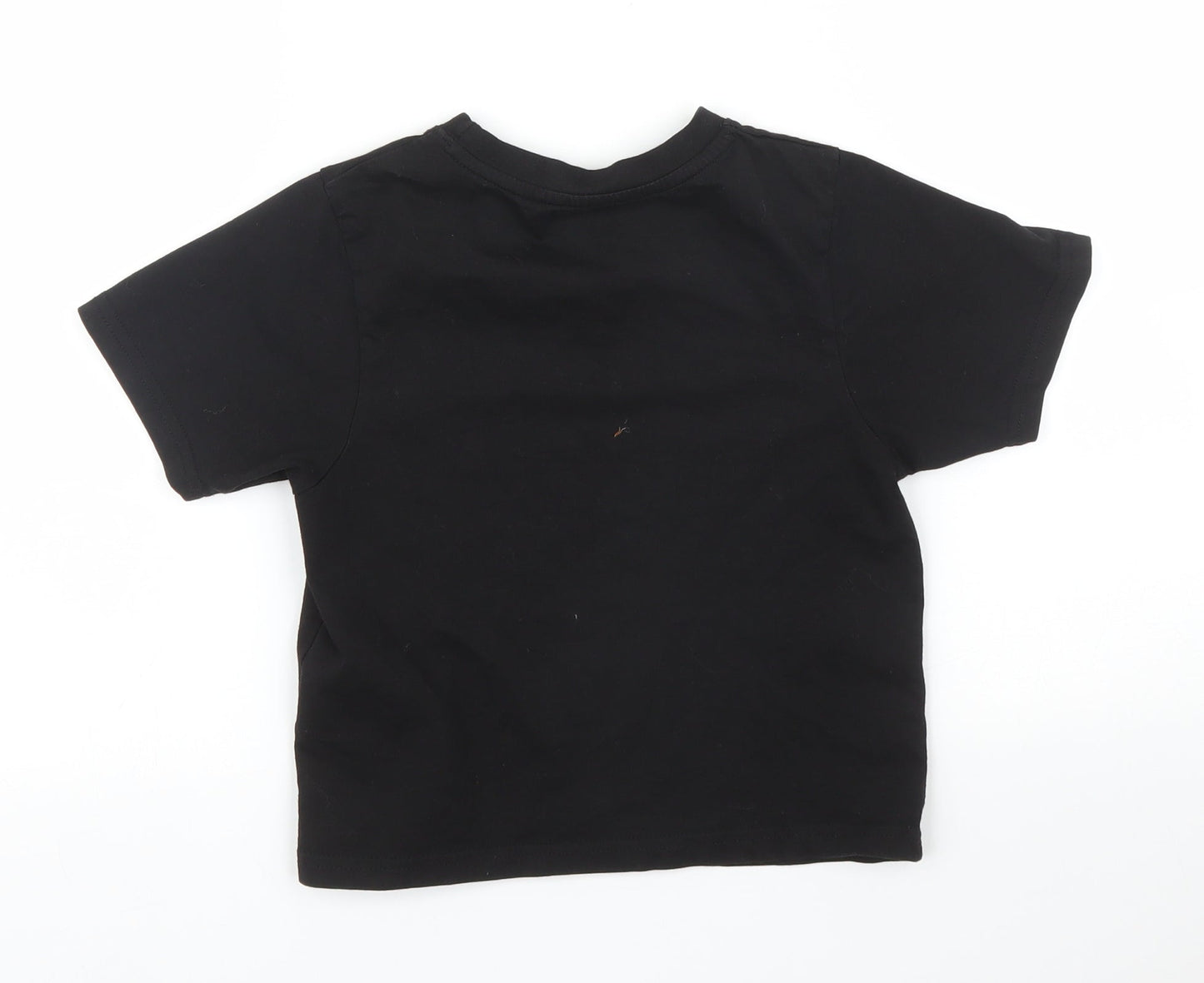 Mackenzie Boys Black   Basic T-Shirt Size 7 Years