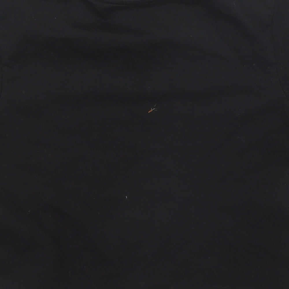Mackenzie Boys Black   Basic T-Shirt Size 7 Years