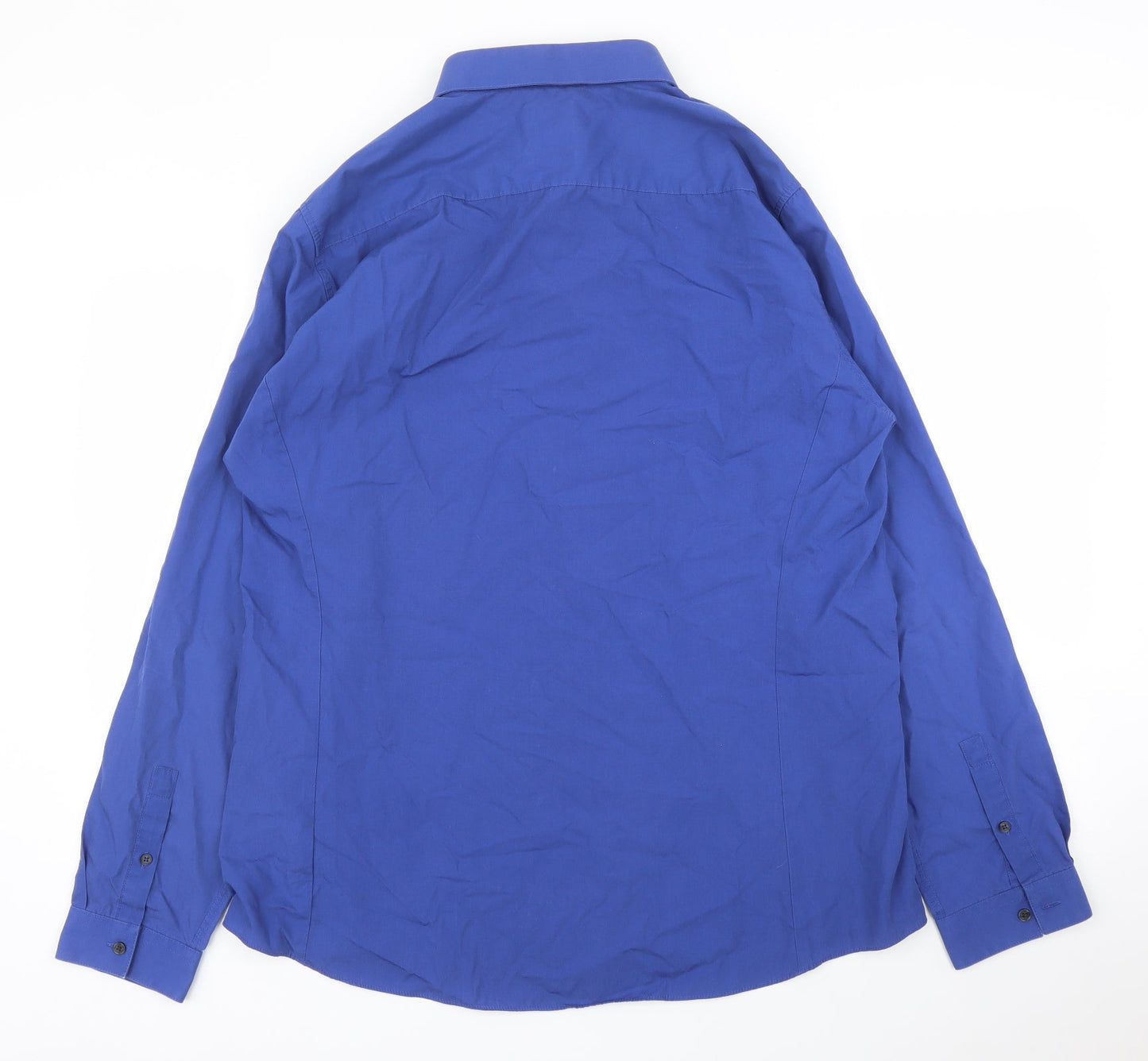 Burton Mens Blue    Button-Up Size XL