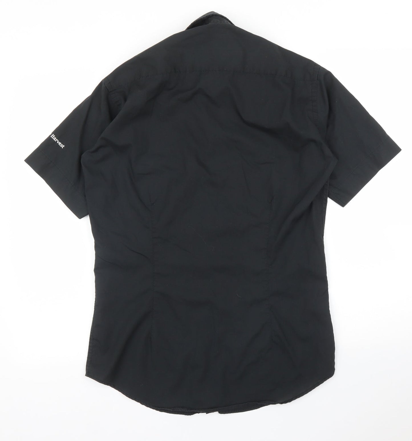 Kustom Kit Mens Black    Button-Up Size 14